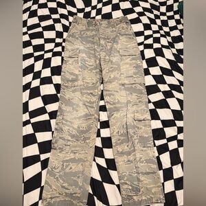 Camouflage Patterned Pants